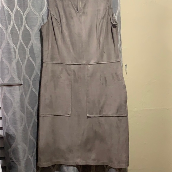 Mocha Suede Dress from The Limited - Picture 2 of 4